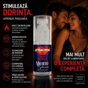Lubrifiant Attraction Heat Mojito 50ml Thumb 3