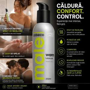 Lubrifiant cu Efect de Încălzire Male 250ml Thumb 5