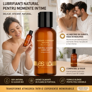 Lubrifiant De Masaj YESforLOV Organic  100ml Thumb 2