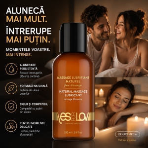 Lubrifiant De Masaj YESforLOV Organic  100ml Thumb 1