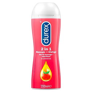 Lubrifiant Durex Play 2 în 1 Massage Guarana 200ml Thumb 1