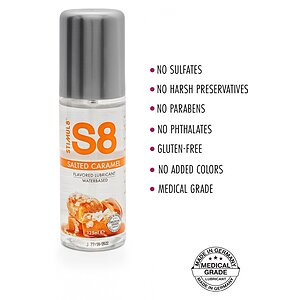 Lubrifiant S8 WB Flavored Lube Caramel Sărat 125ml Thumb 1