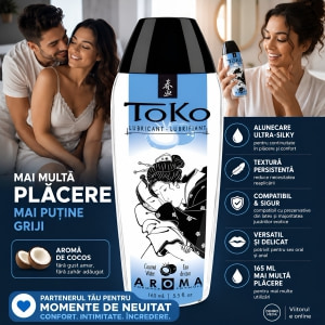 Lubrifiant Shunga Aromă Cocos 165 ml Thumb 2