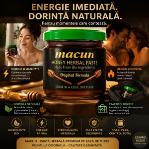 Macun Pastă De Miere cu Plante Pentru Libido și Tonus 40g Thumb 3