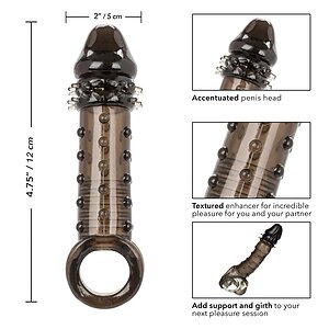 Manșon Penis Ultimate Stud Gri Thumb 4