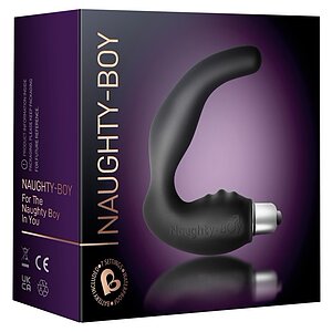 Masator Prostată Naughty Boy Negru Thumb 5