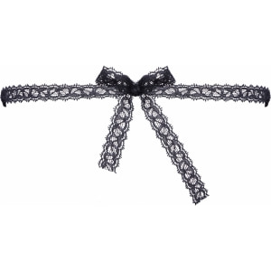 Masca Brodată Elegantă Cottelli Collection Unisize Negru Thumb 5