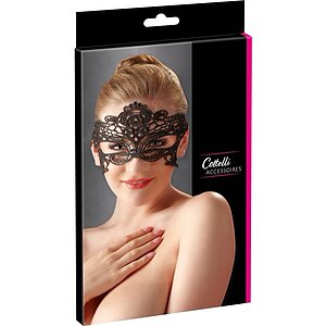 Mască Cottelli Collection Brodată Negru Thumb 2