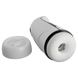 Masturbator Cu Vibrații Și Încălzire Marissa Alb Thumb 7