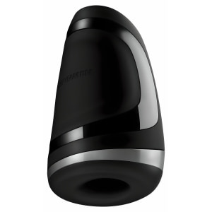 Masturbator Satisfyer Cu Vibrație Pulsație Și Încălzire Negru Thumb 3