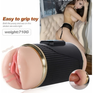 Mistress Kay – Masturbator Dublu, 2 Motoare, 10 Trepte Negru Thumb 14