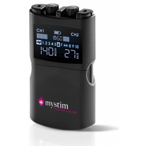 Mystim Tension Lover 2, EStim Reîncărcabil cu 2 Canale Negru Thumb 4