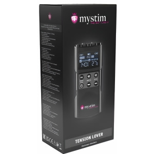 Mystim Tension Lover 2, EStim Reîncărcabil cu 2 Canale Negru Thumb 12