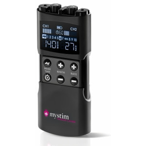 Mystim Tension Lover 2, EStim Reîncărcabil cu 2 Canale Negru Thumb 2