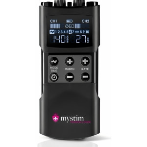 Mystim Tension Lover 2, EStim Reîncărcabil cu 2 Canale Negru Thumb 8