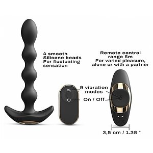 Vibrator Anal Dorcel Flexi Negru Thumb 3