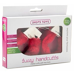 Cătușe Shots Furry Fun Roșu Thumb 1