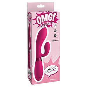 Vibrator OMG Mood Silicon Roșu Thumb 3