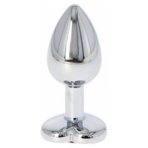 Anal Plug Heart Jewel Plug Small Roșu Thumb 2