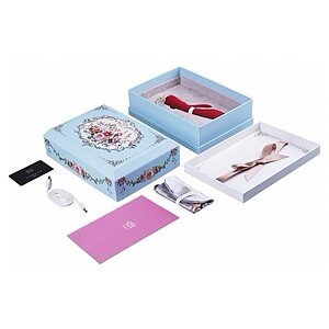 Vibrator ZALO Rosalie Rabbit Roșu Thumb 3