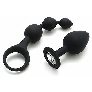 Set Jucării Anale Rimba Barcelona Negru Thumb 1