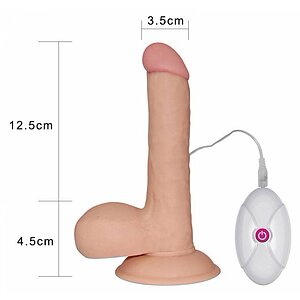 Vibrator Realistic cu Telecomandă The Ultra Soft Dude Thumb 4