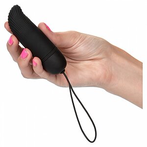 Ou Vibrator Remote Ridged G Negru Thumb 1