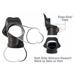 Inel Penis Fantasy C-Ringz Stretcher Negru Thumb 4