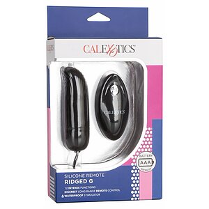 Ou Vibrator Remote Ridged G Negru Thumb 3