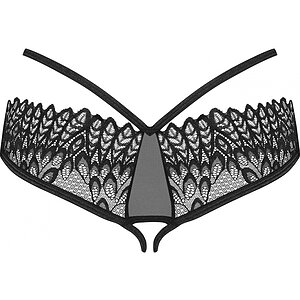 Chilot Obsessive Donarella Decupat Negru XS-S Thumb 6