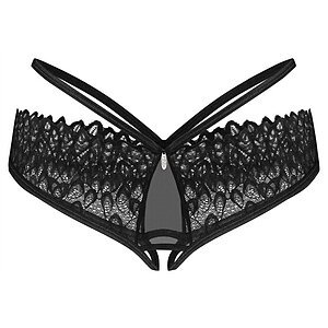 Chilot Obsessive Donarella Decupat Negru XS-S Thumb 4