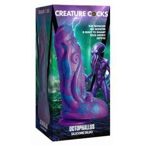 Octophallus XR Brands – Dildo Din silicon 22.3 cm Mov Thumb 3