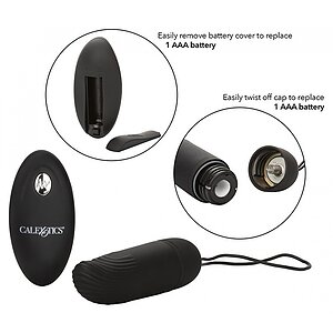 Ou Vibrator Remote Ridged G Negru Thumb 7