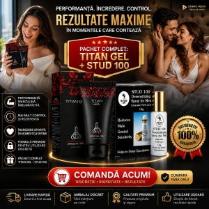 Pachet Cremă Mărirea Penisului Titan Gel Original + Spray Stud 100 Original Thumb 5