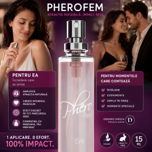 Pachet Parfum Feromoni PheroFem 15ml + Cadou Pastile Libido Ladyagra 10buc Thumb 7