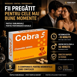 Pastile Cobra Pentru Erecție 5buc Thumb 1