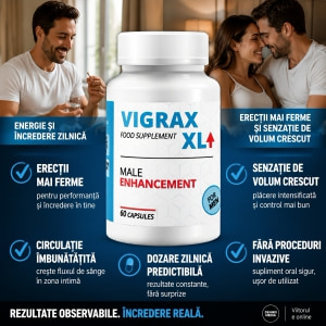 Pastile Creștere Penis Vigrax XL 60capsule Thumb 6