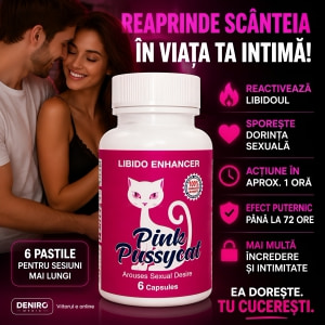 Pastile Libido Pink Cat Creșterea Libidoului Feminin 6buc Thumb 1