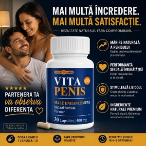Pastile Mărirea Penisului Vita Penis 30 capsule Thumb 2