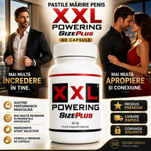 Pastile Mărire Penis XXL Powering Size Plus 60capsule Thumb 4