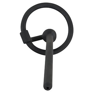 Penis Plug Wet Play With Stop Negru Thumb 5