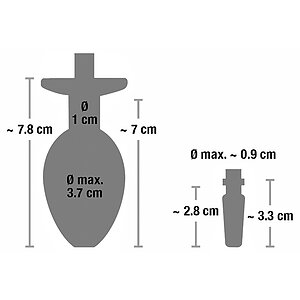 Penisplug Și Dop Anal Jocuri Umede Argintiu Thumb 4