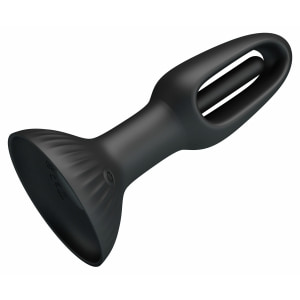 Pretty Love Hubert Vibrator Anal cu 7 Moduri Wiggling Negru Thumb 1