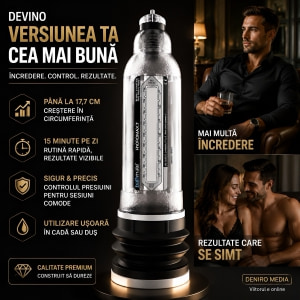 Pompă Penis Hydromax 7 Transparent Thumb 4