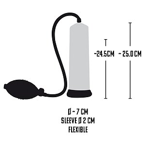 Pompă Profesională Penis Negru Thumb 3