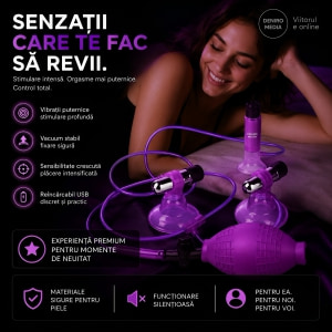 Pompă Triple Sucker Roz Thumb 4