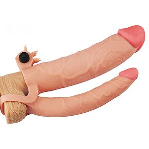 Prelungitor Dublu Penis Add 3 Vibrating Thumb 4