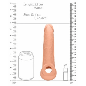 Prelungitor pentru Penis Rezistent la Apă de 22 cm Thumb 5