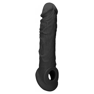Prelungitor Penis Sleeve RealRock 21cm Negru Thumb 2