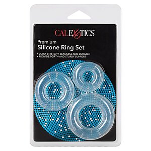 Set Inele Penis Premium Silicon Transparent Thumb 1